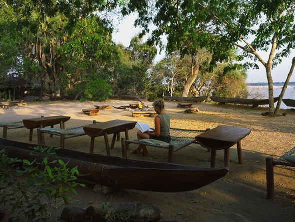 Rufiji River Camp - Sitting area 